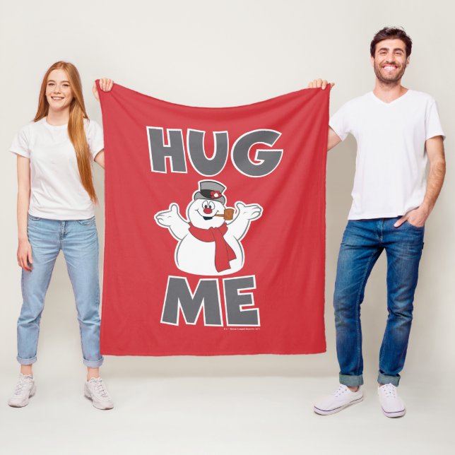 Frosty the Snowman™ | Hug Me Fleece Blanket (In Situ)