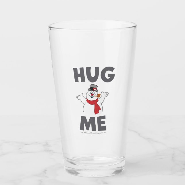Frosty the Snowman™ | Hug Me Glass (Front)