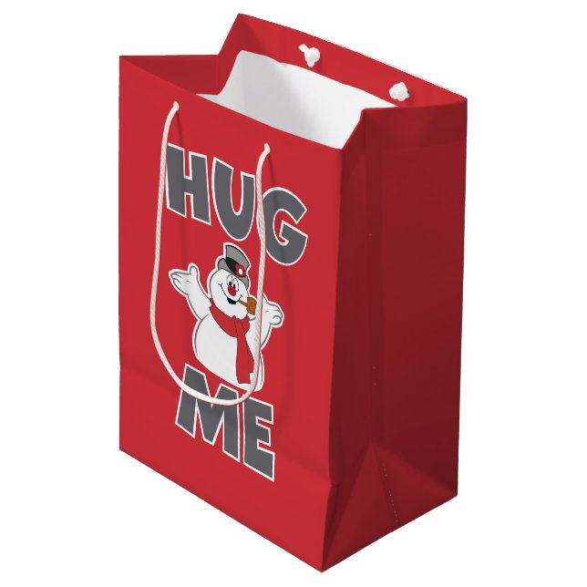 Frosty the Snowman™ | Hug Me Medium Gift Bag (Front Angled)