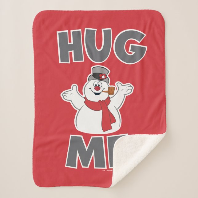 Frosty the Snowman™ | Hug Me Sherpa Blanket (Front)