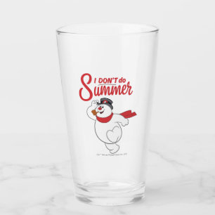 Frosty the Snowman™   I Don't Do Summer Glass
