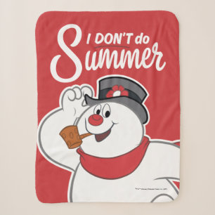 Frosty the Snowman™ I Don't Do Summer Sherpa Blanket