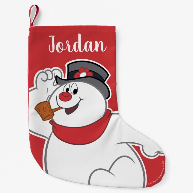 Frosty the Snowman™ | I Don't Do Summer Small Christmas Stocking (Front)