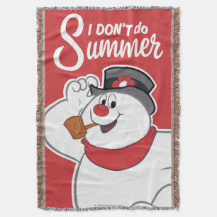 Frosty the Snowman™ I Don't Do Summer Throw Blanket