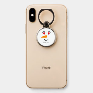 Frosty the Snowman In Love Phone Ring Stand