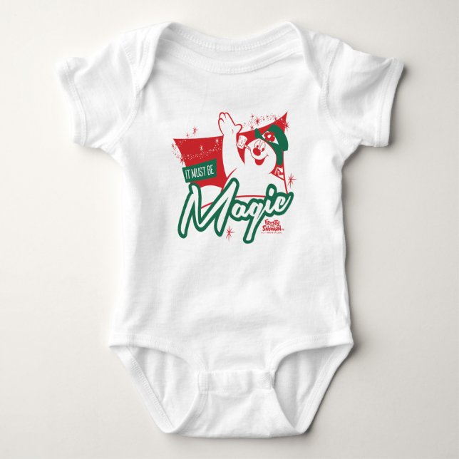 Frosty the Snowman - It Must Be Magic Baby Bodysuit (Front)