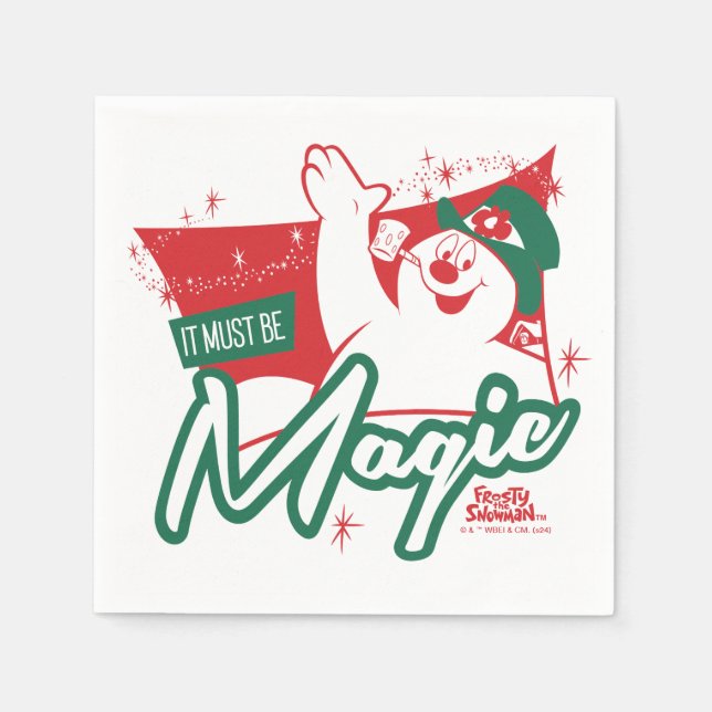 Frosty the Snowman - It Must Be Magic Napkin (Front)