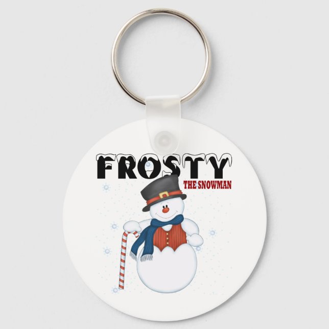 Frosty the Snowman Key Ring (Front)