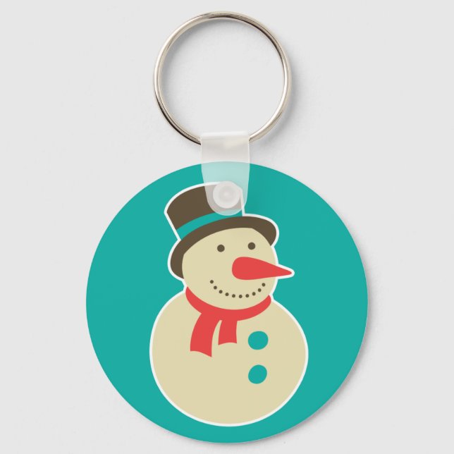 Frosty the Snowman keychain (Front)
