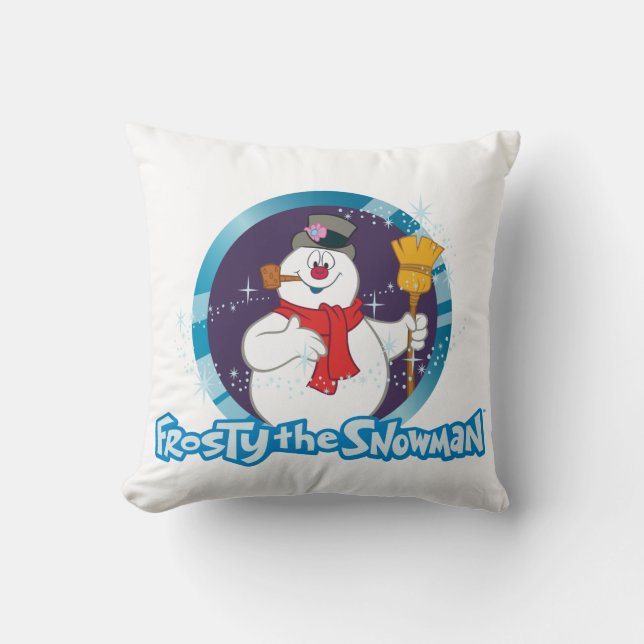 Frosty the Snowman™ | Magical Frosty Portrait Cushion (Front)