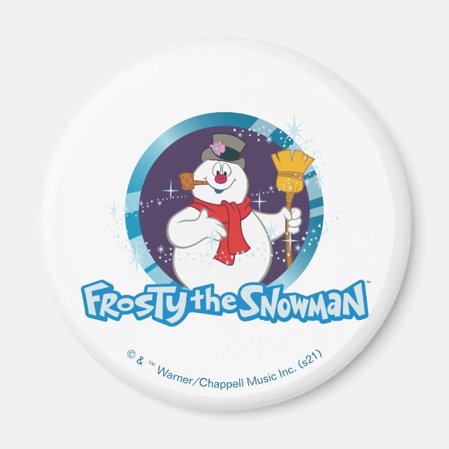 Frosty the Snowman™ | Magical Frosty Portrait Magnet (Front)