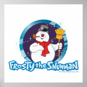 Frosty the Snowman™   Magical Frosty Portrait Poster