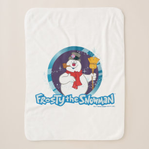 Frosty the Snowman™ Magical Frosty Portrait Sherpa Blanket