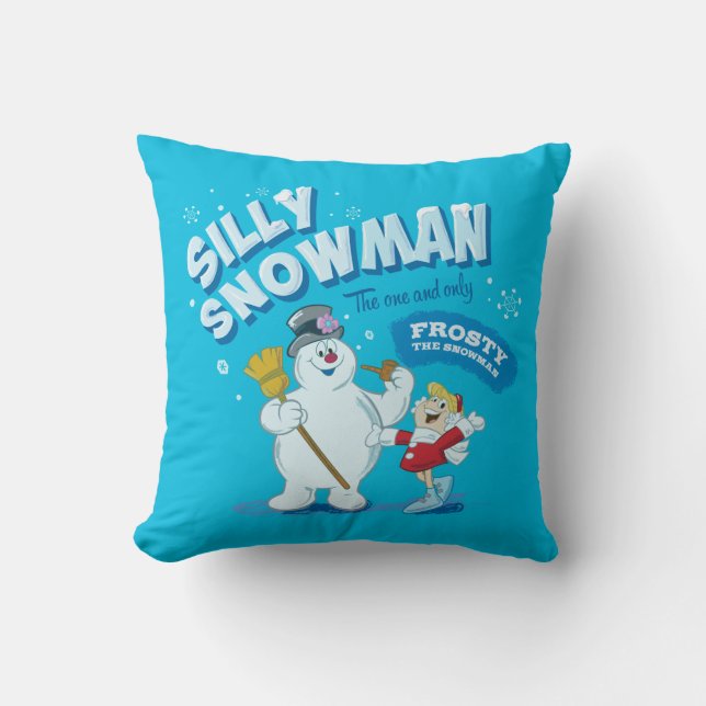 Frosty the Snowman™ | "Silly Snowman" Cushion (Front)