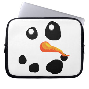 Frosty the Snowman Smiling Laptop Sleeve