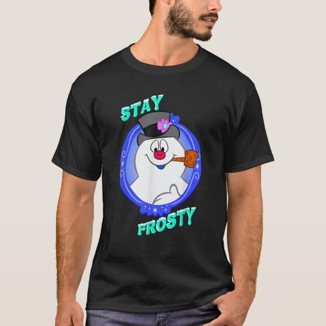 Frosty The Snowman Stay Frosty  T-Shirt (Front)