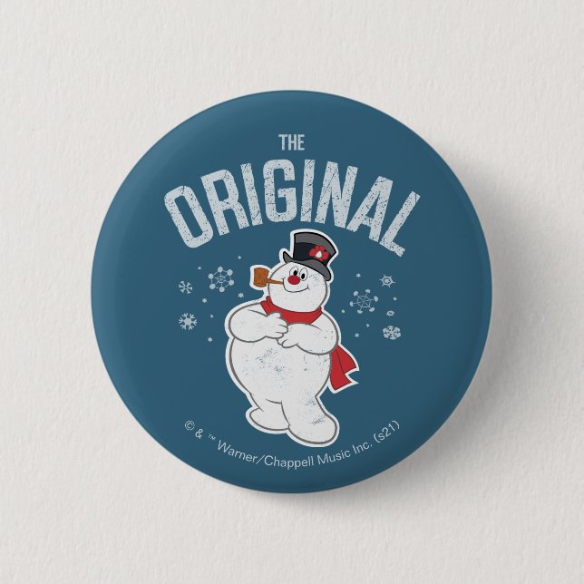 Frosty the Snowman™ | The Original 6 Cm Round Badge (Front)