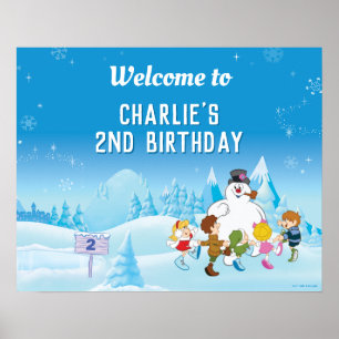 Frosty the Snowman™ Winter Birthday Welcome Sign