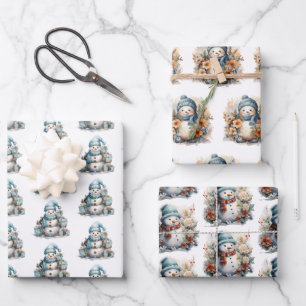 Frosty Wonderland Wrapping Paper Sheet