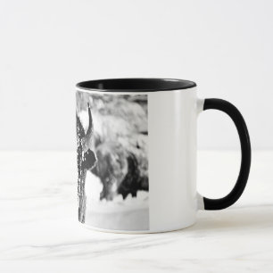 Frosty Yellowstone Bison Mug