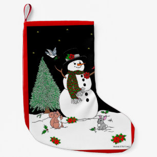 Frosty's Friends Small Christmas Stocking