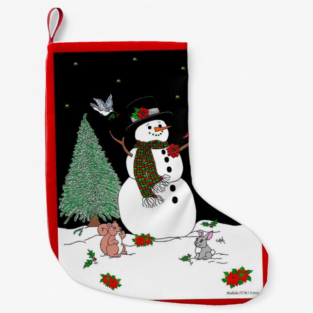 Frosty's Friends Small Christmas Stocking (Front)