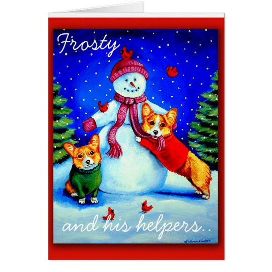 Frosty's Helpers card