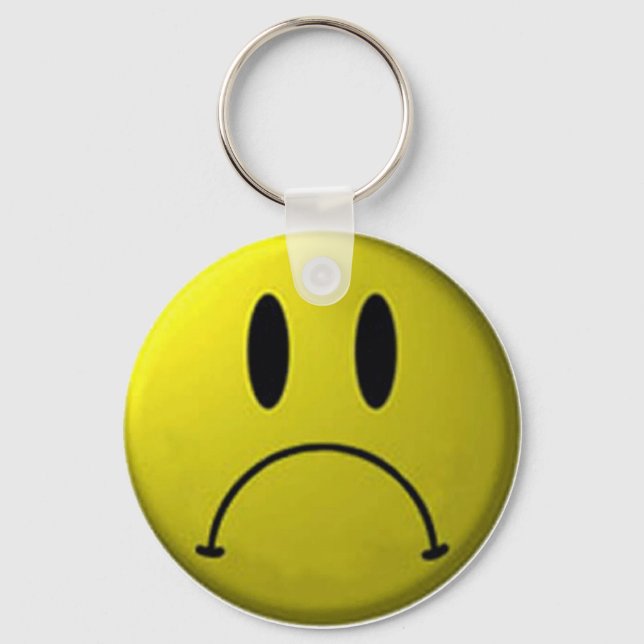 Frown Face Keychain (Front)