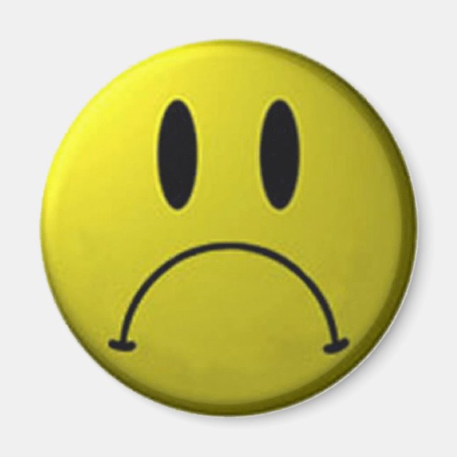 Frown Face Magnet (Front)