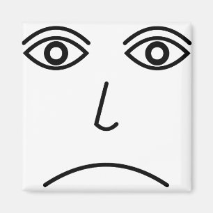 Frowning Face Magnet