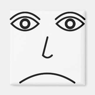 Frowning Face Magnet
