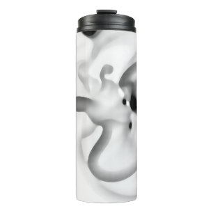Frozen: Abstract Gray, White & Black Thermal Tumbler