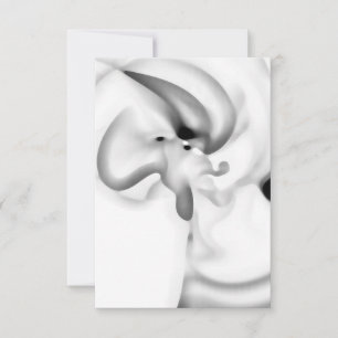 Frozen: Abstract Grey, White & Black Card