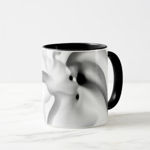 Frozen: Abstract Grey, White & Black Mug