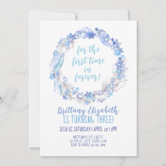 Frozen Birthday Invite Any Age Frozen Theme Invite
