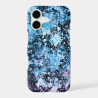 Frozen - blue abstract iPhone X Case