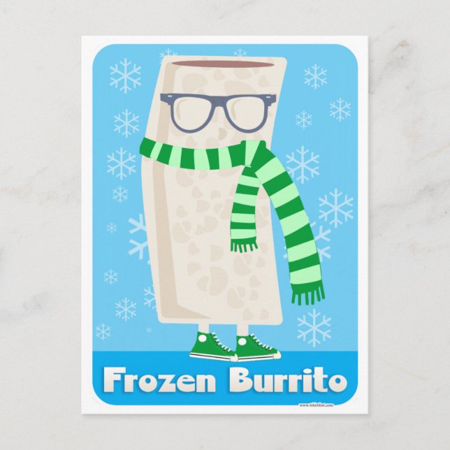 Frozen Burrito Postcard (Front)