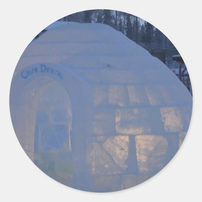 Frozen Classic Round Sticker (Front)