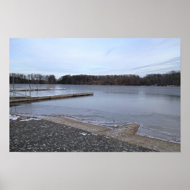 Frozen Creek Photo Poster (Front)