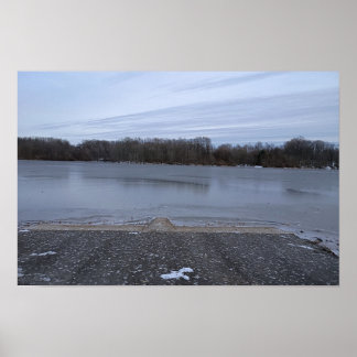 Frozen Creek Photo Poster