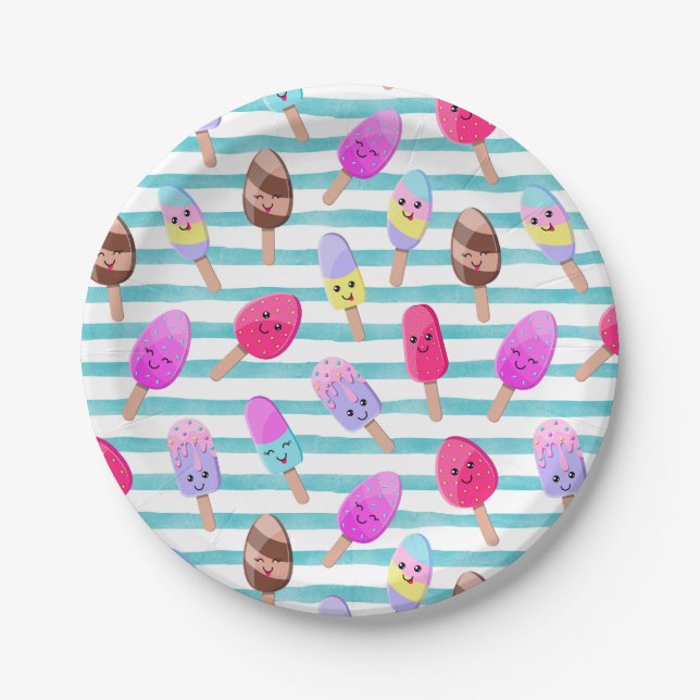 Frozen Delights Paper Plate (Front)