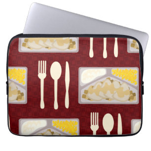 Frozen Dinners Pattern Laptop Case