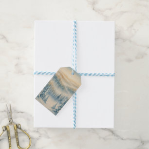 Frozen Dreams Snowy Landscape Gift Tags