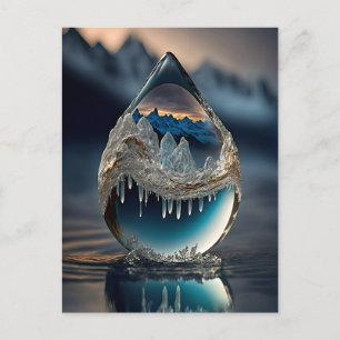 Frozen Droplet Postcard