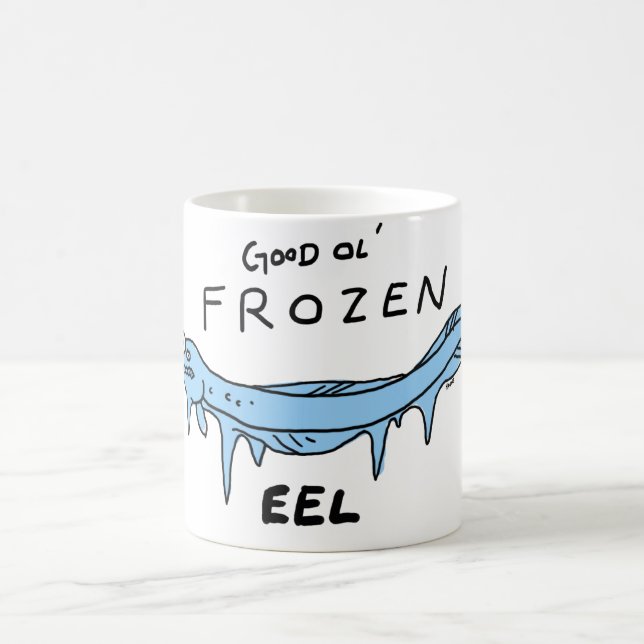 frozen eel coffee mug (Center)