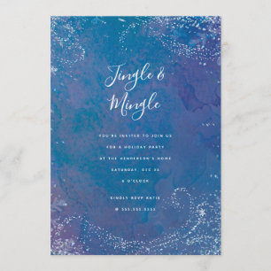 Frozen Flurry Holiday Party Invitation