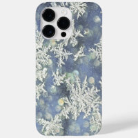Frozen Frost Flakes Blue Macro Nature Photography 