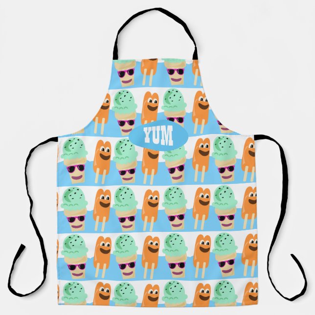 Frozen Fun Time Treat Ice Cream Dream Apron (Front)