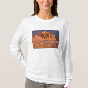 frozen glacial mountain landscape along the T-Shirt