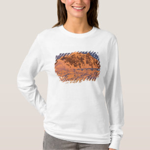frozen glacial mountain landscape along the T-Shirt